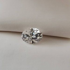 Certified Moissanite Diamond Oval Cut Diamond Loose Stone